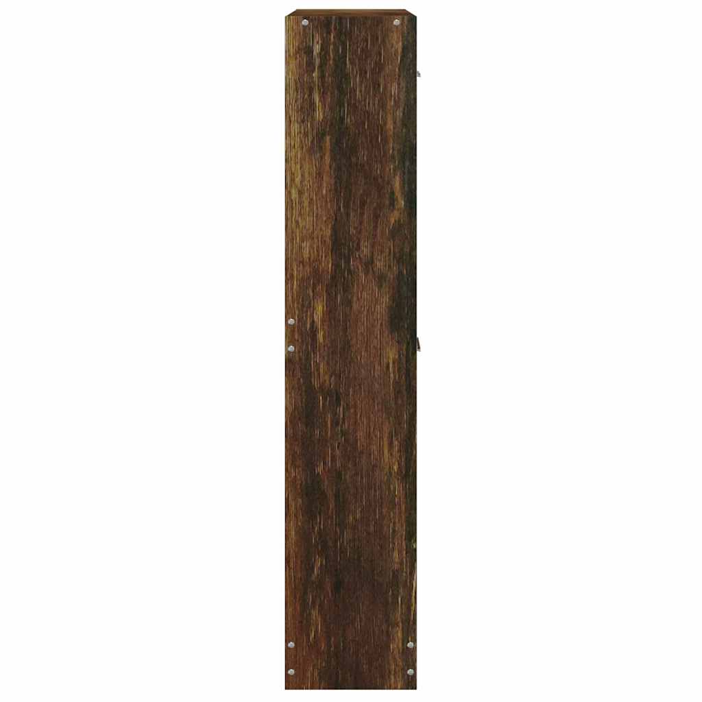 Schuhschrank Räuchereiche 59x17x81 cm Holzwerkstoff