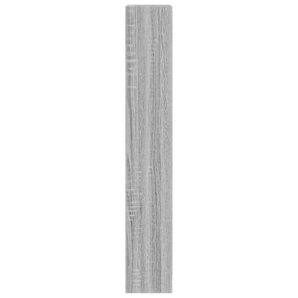Schuhschrank Grau Sonoma 63x24x147 cm Holzwerkstoff