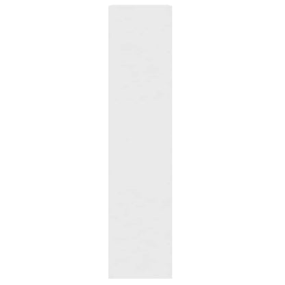 Schuhschrank Hochglanz-Weiß 63x24x103 cm Holzwerkstoff