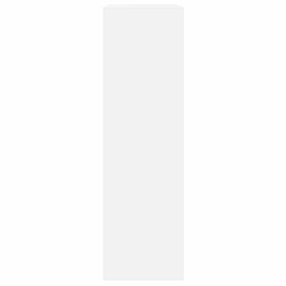 Schuhschrank Hochglanz-Weiß 63x24x81 cm Holzwerkstoff