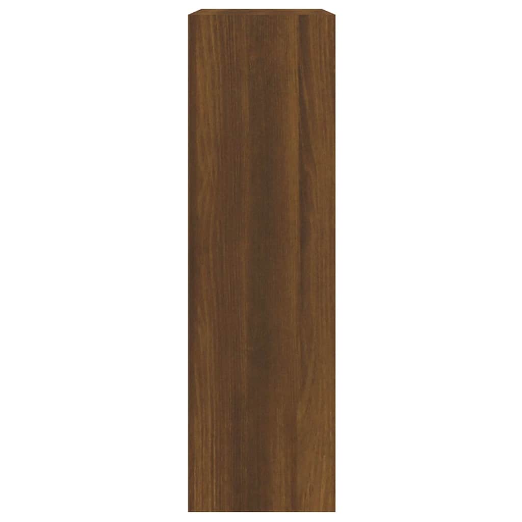 Schuhschrank Braun Eichen-Optik 63x24x81 cm Holzwerkstoff