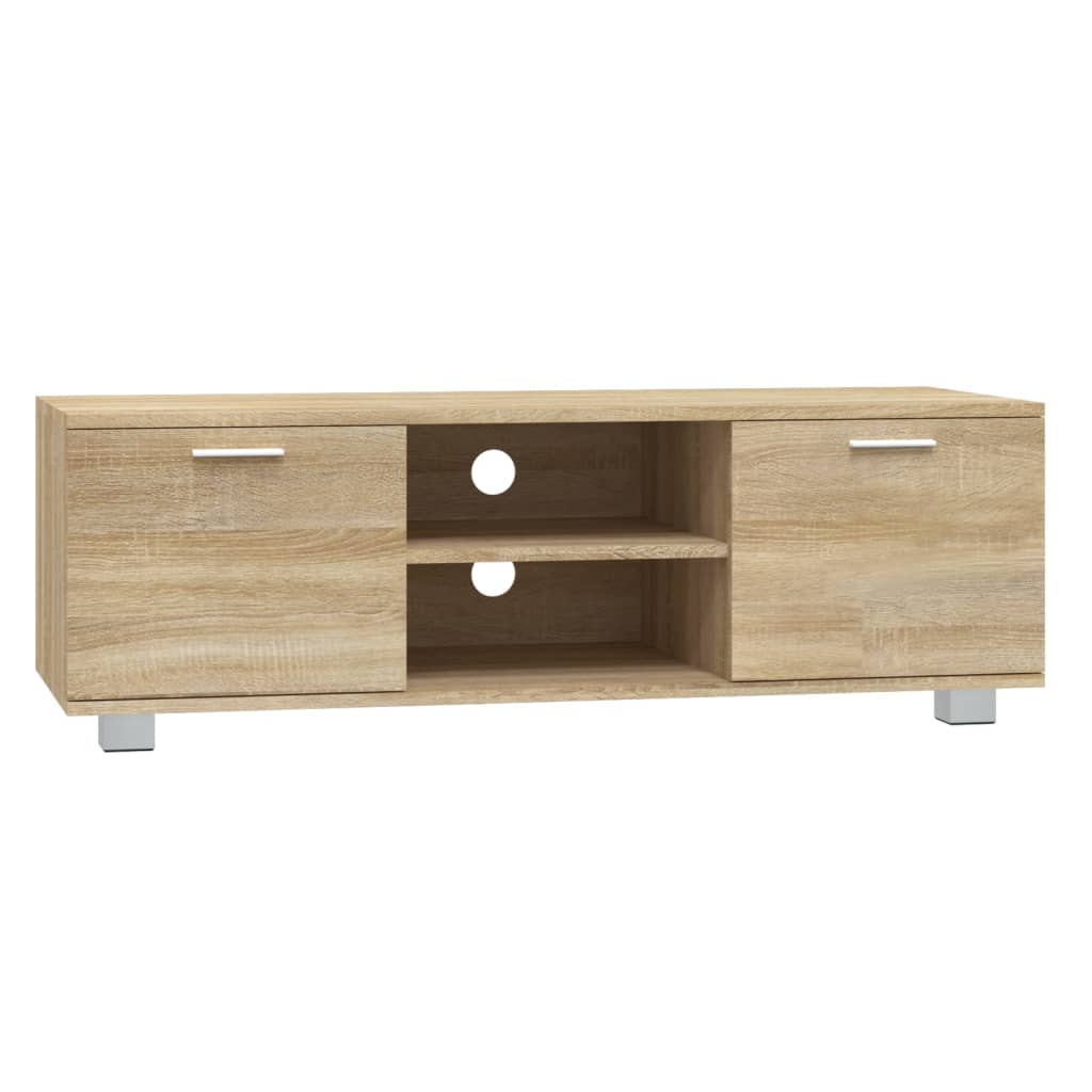 Meuble TV en chêne Sonoma 120x40,5x35 cm, matériau à base de bois