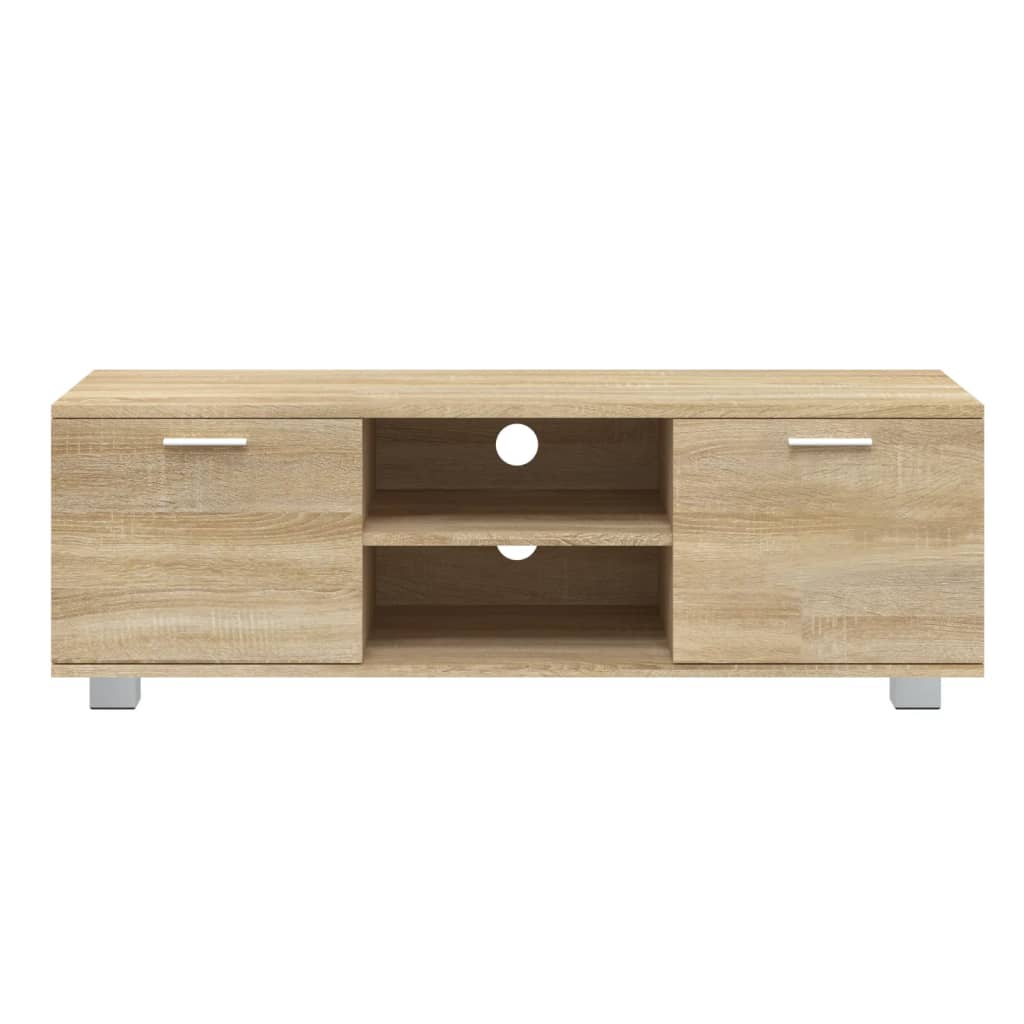 Meuble TV en chêne Sonoma 120x40,5x35 cm, matériau à base de bois