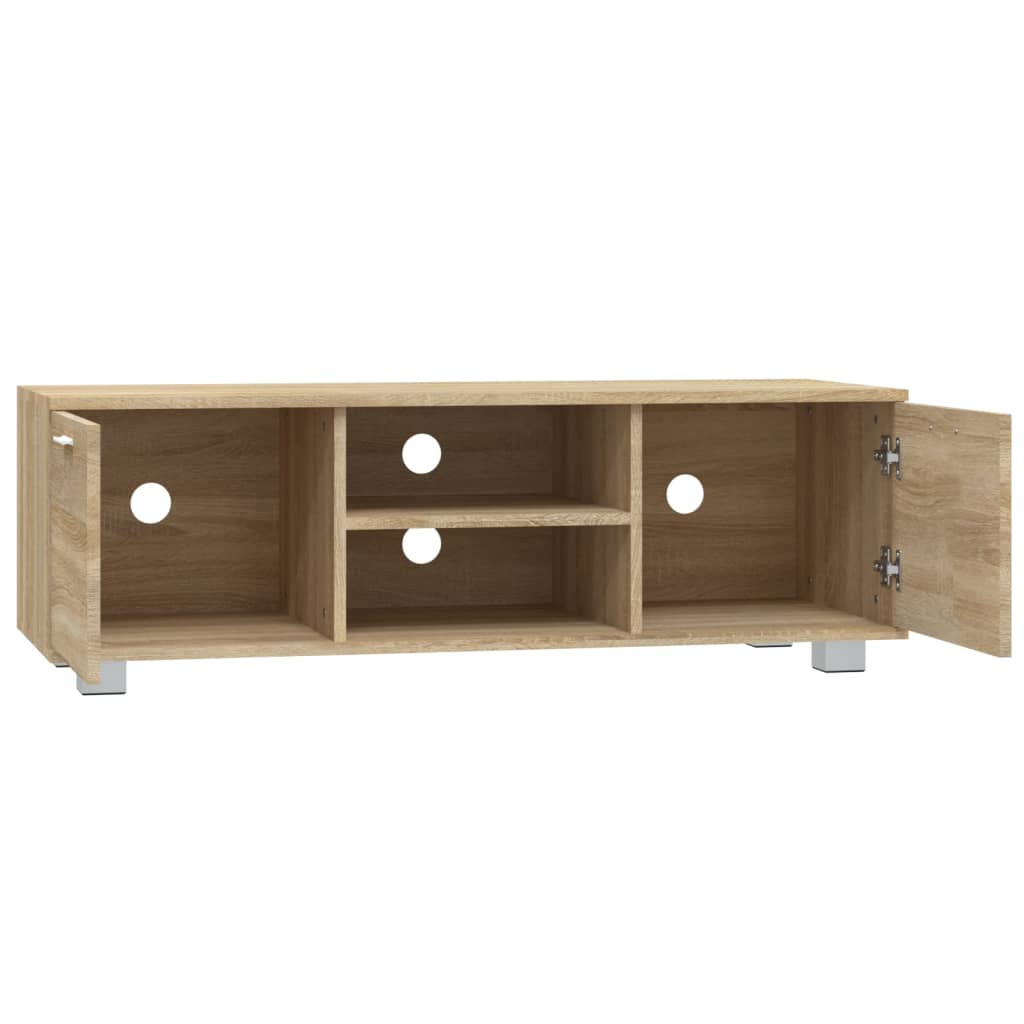 Meuble TV en chêne Sonoma 120x40,5x35 cm, matériau à base de bois
