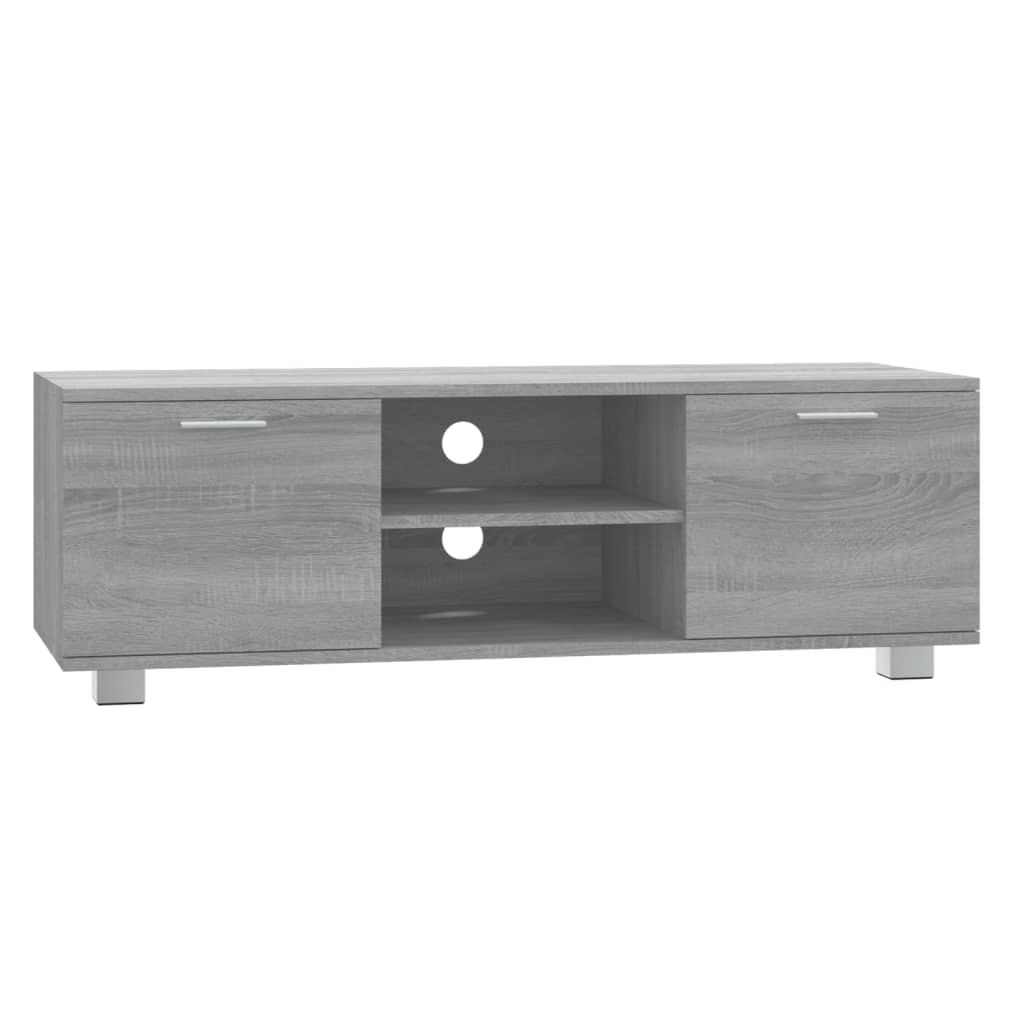 Meuble TV gris Sonoma 120x40,5x35 cm en bois
