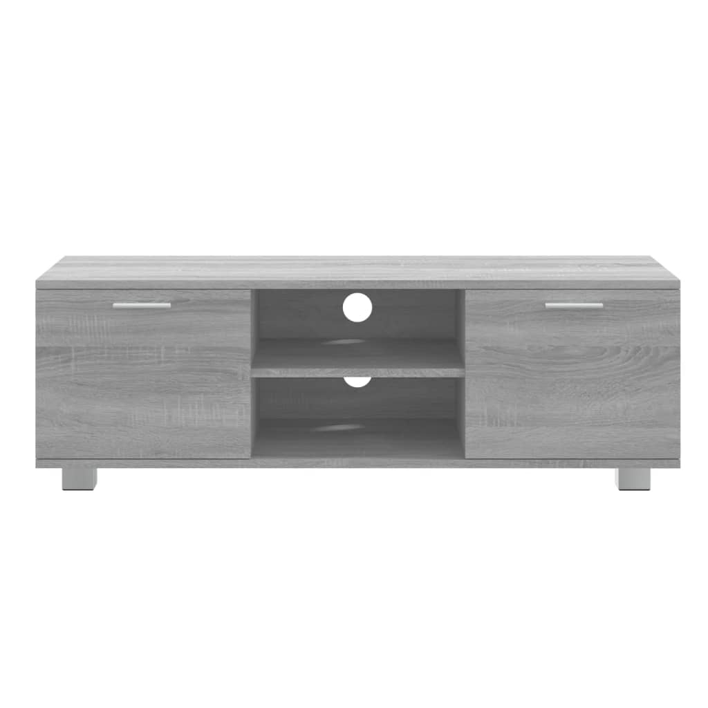 Meuble TV gris Sonoma 120x40,5x35 cm en bois