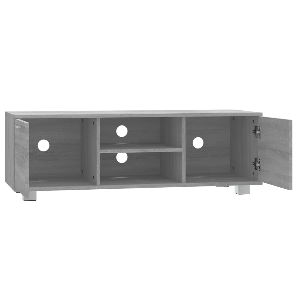 Meuble TV gris Sonoma 120x40,5x35 cm en bois