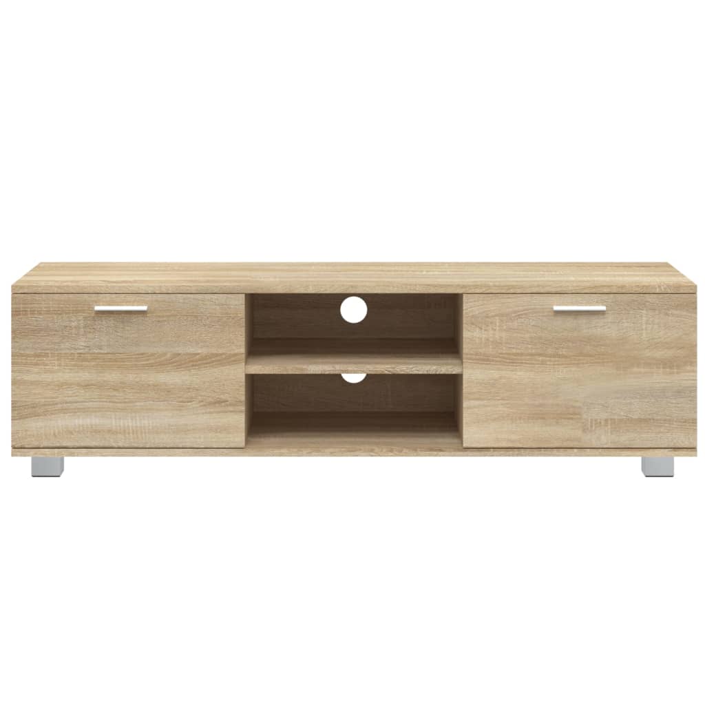 Meuble TV en chêne Sonoma 140x40,5x35 cm, matériau à base de bois