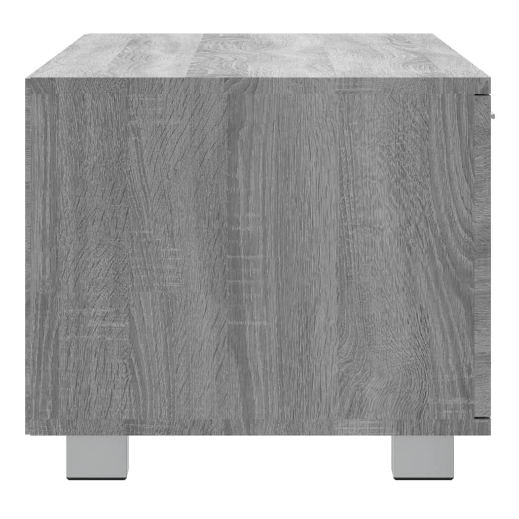 TV cabinet gray Sonoma 140x40.5x35 cm wood-based material