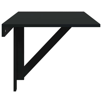 Wand-Klapptisch Schwarz 100x60x56 cm Holzwerkstoff