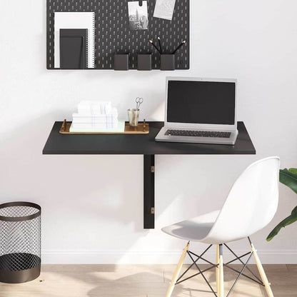 Wand-Klapptisch Schwarz 100x60x56 cm Holzwerkstoff