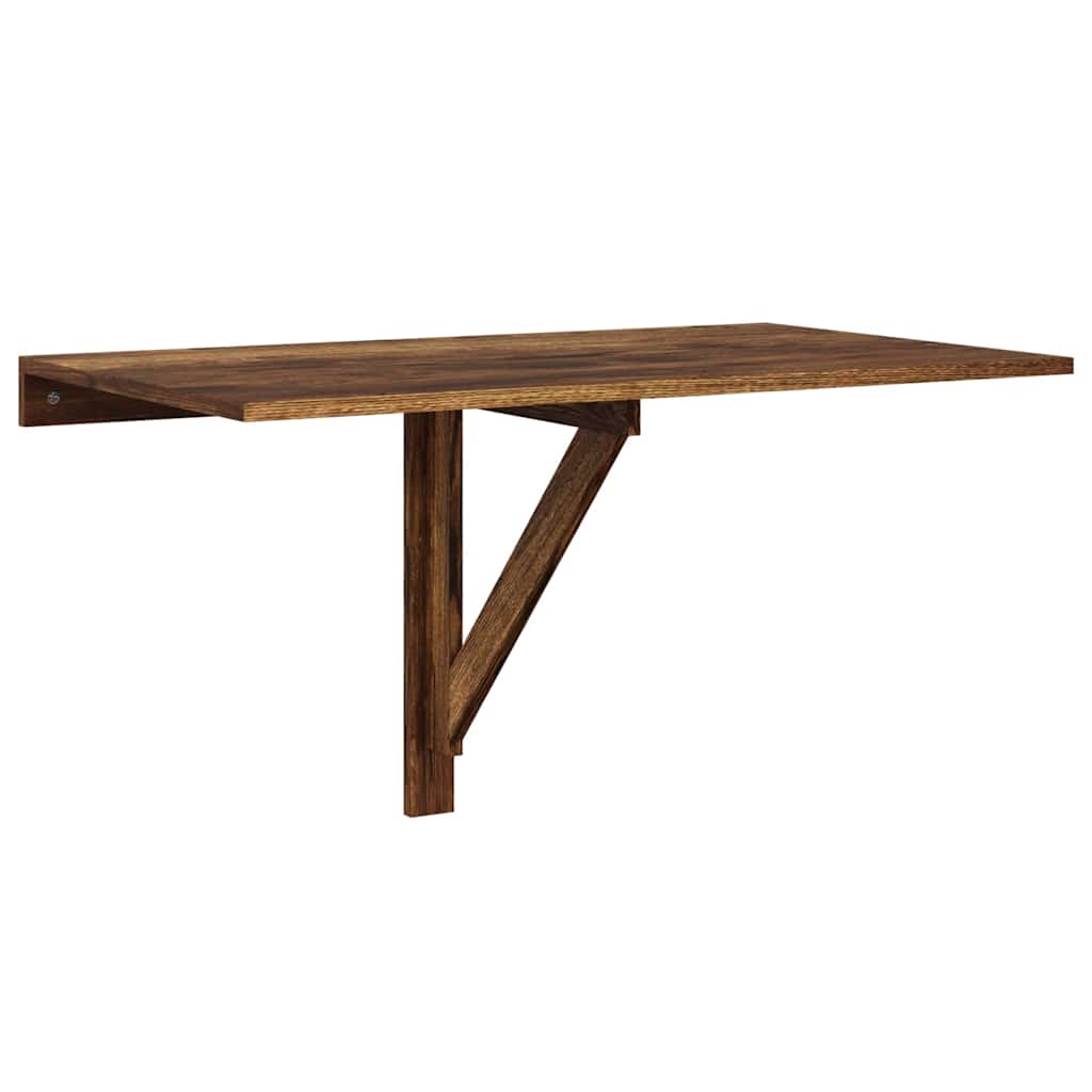 Wand-Klapptisch Räuchereiche 100x60x56 cm Holzwerkstoff