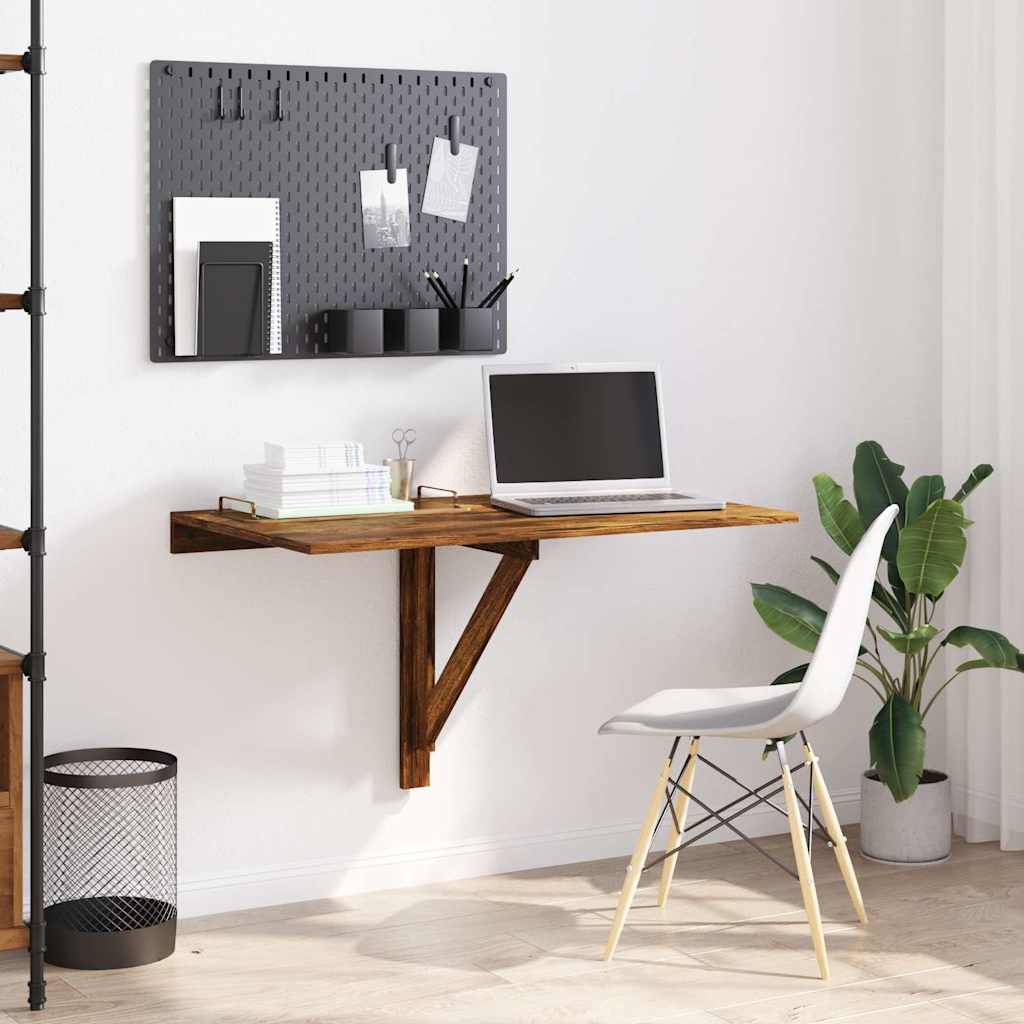Wand-Klapptisch Räuchereiche 100x60x56 cm Holzwerkstoff