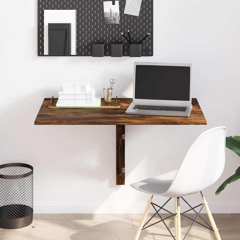 Wand-Klapptisch Räuchereiche 100x60x56 cm Holzwerkstoff
