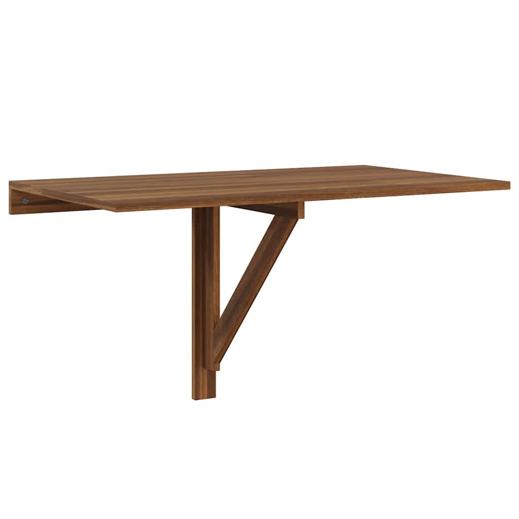 Wand-Klapptisch Braun Eichen-Optik 100x60x56 cm Holzwerkstoff