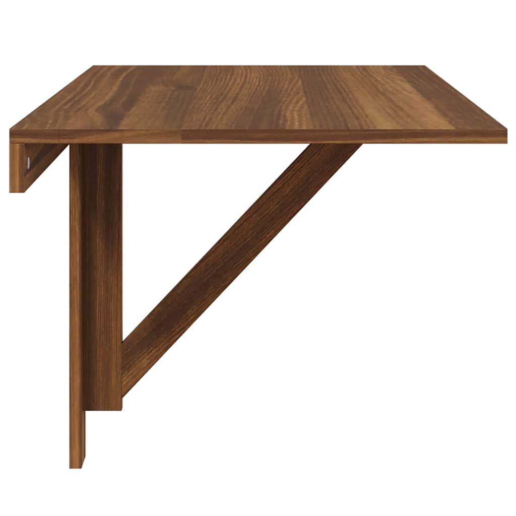 Wand-Klapptisch Braun Eichen-Optik 100x60x56 cm Holzwerkstoff