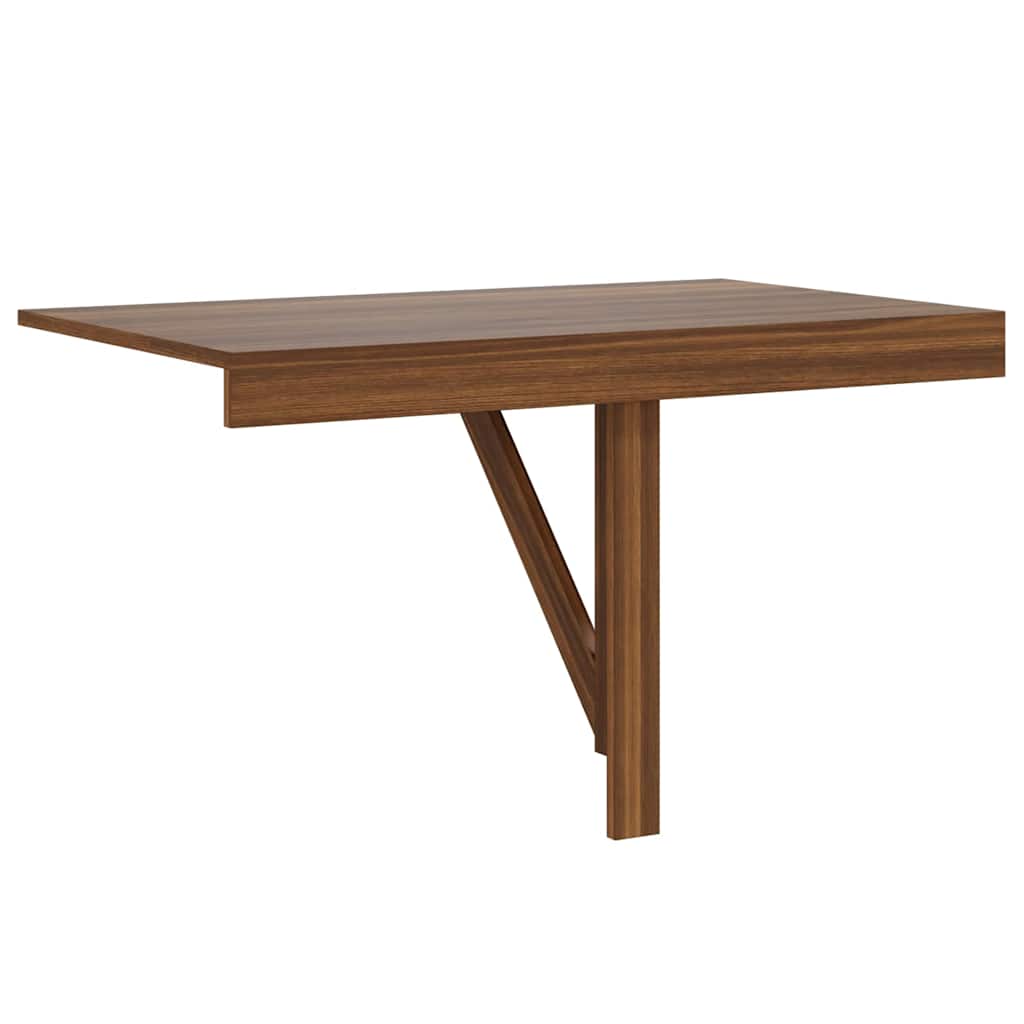 Wand-Klapptisch Braun Eichen-Optik 100x60x56 cm Holzwerkstoff