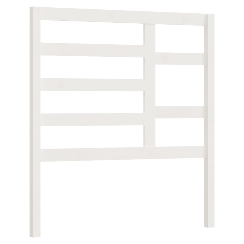 Tête de lit blanc 96x4x104 cm en bois de pin massif