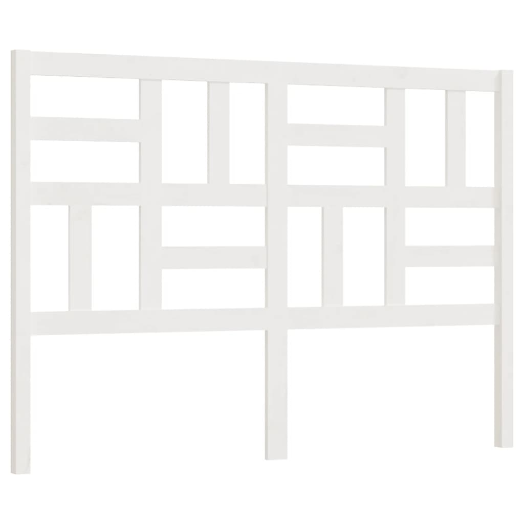 Tête de lit blanc 141x4x104 cm bois de pin massif