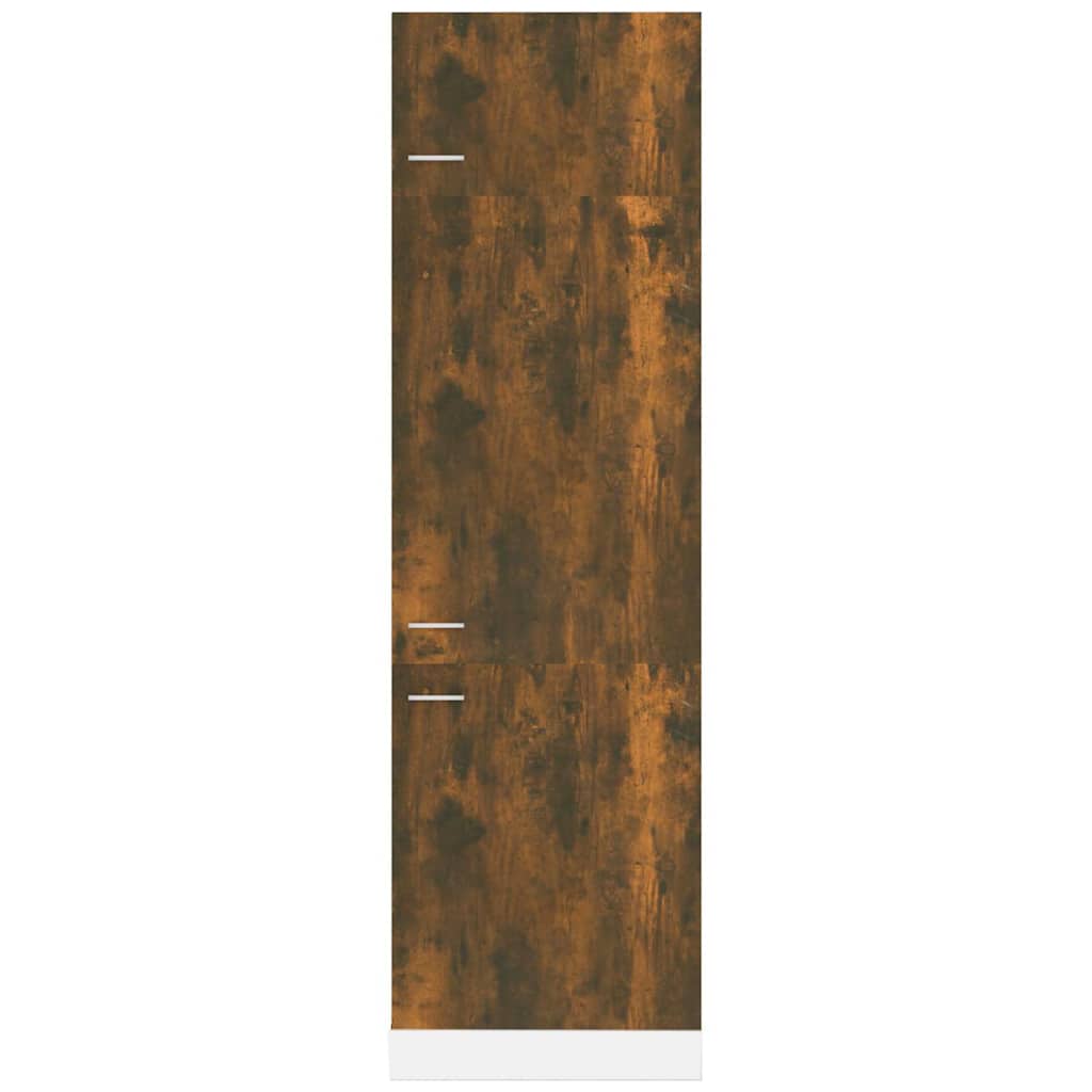 Kühlumbauschrank Lyon Räuchereiche 60x57x207 cm Holzwerkstoff