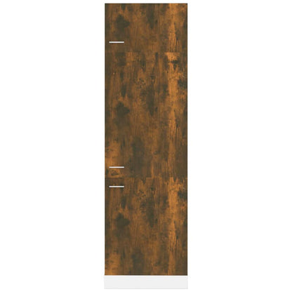 Kühlumbauschrank Lyon Räuchereiche 60x57x207 cm Holzwerkstoff