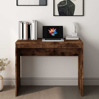 Schreibtisch Räuchereiche 90x40x72 cm Holzwerkstoff