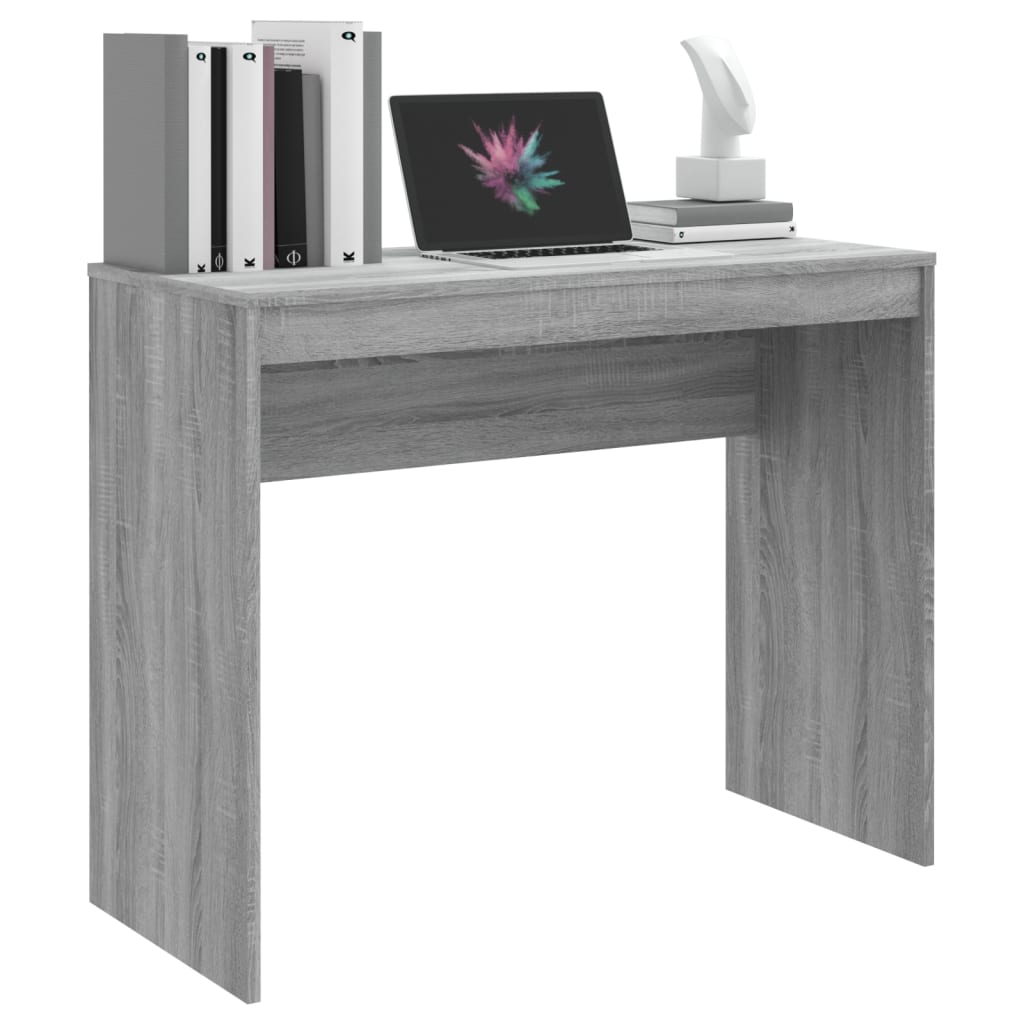 Bureau Sonoma gris 90x40x72 cm matériau bois