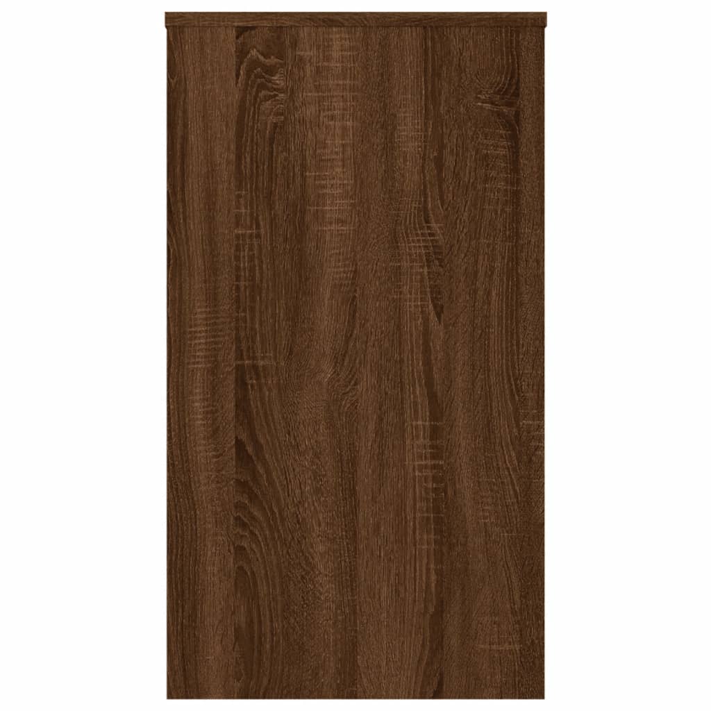 Schreibtisch Braun Eichen-Optik 90x40x72 cm Holzwerkstoff