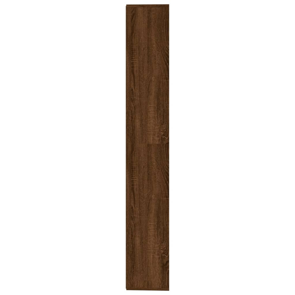 Bookshelf Brown Oak Look 155x24x160 cm