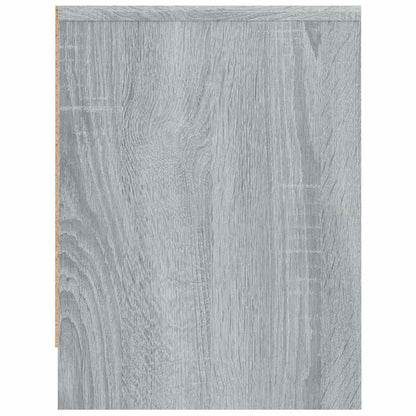 Nachttische 2 Stk. Grau Sonoma 40x30x40 cm Holzwerkstoff