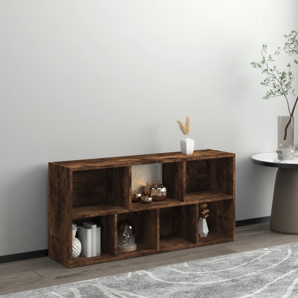 Bookshelf Smoked Oak 50x25x106 cm