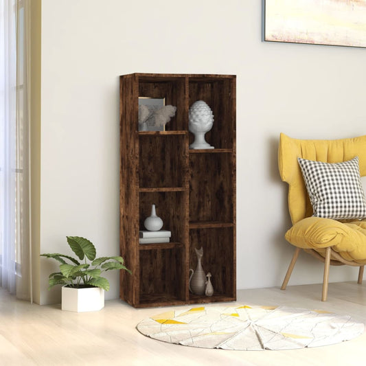 Bookshelf Smoked Oak 50x25x106 cm