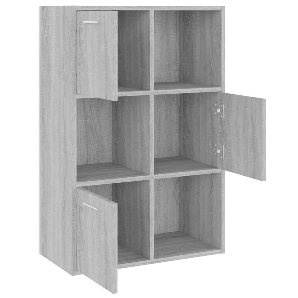Storage cabinet Gray Sonoma 60x29.5x90 cm
