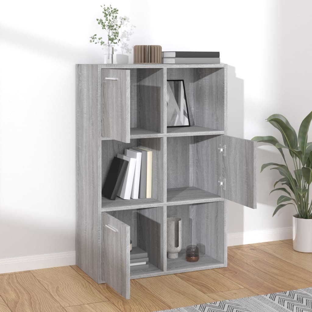 Storage cabinet Gray Sonoma 60x29.5x90 cm