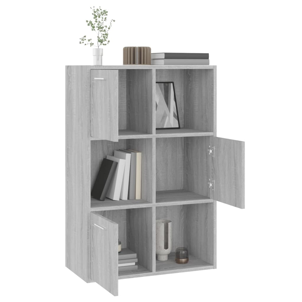 Storage cabinet Gray Sonoma 60x29.5x90 cm