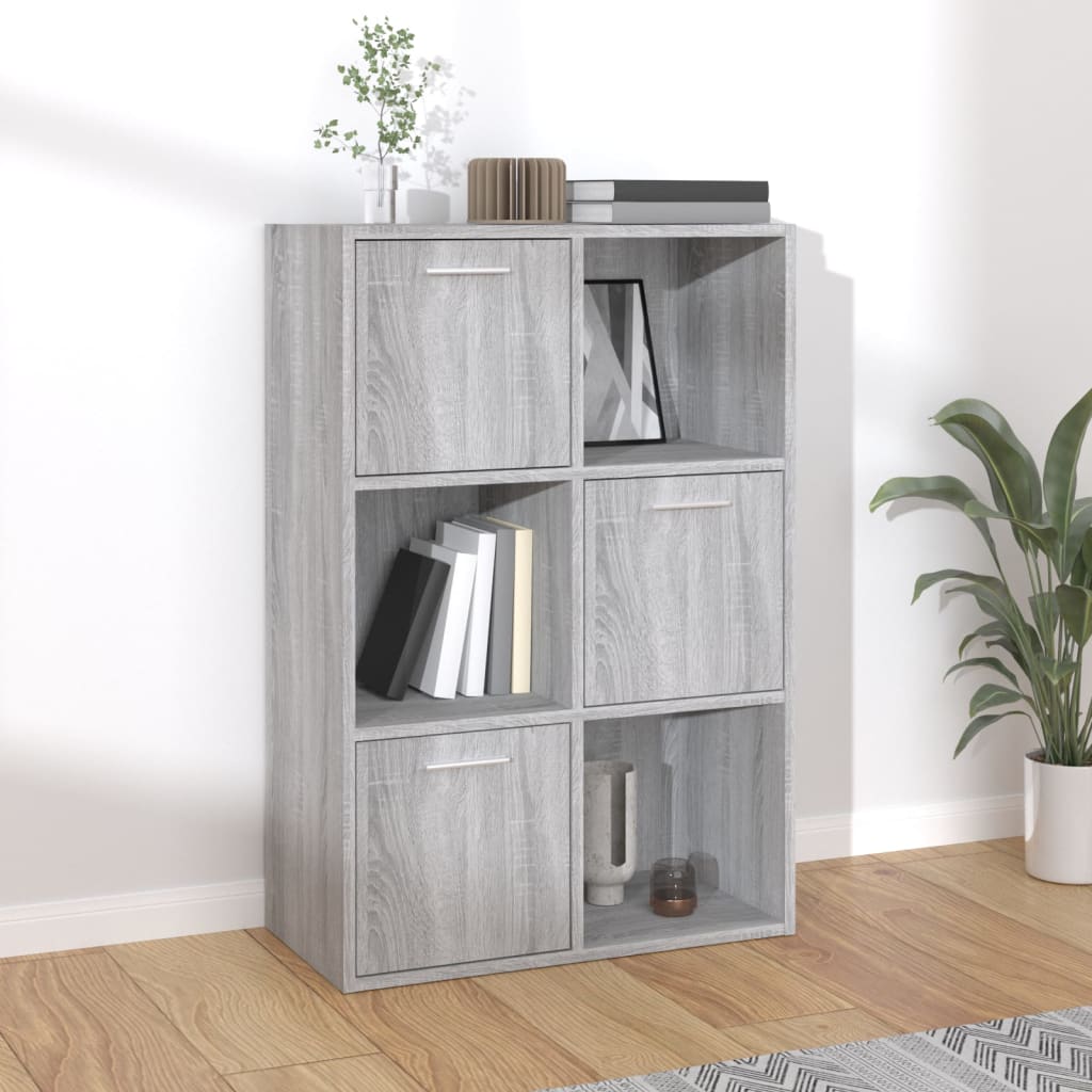 Storage cabinet Gray Sonoma 60x29.5x90 cm