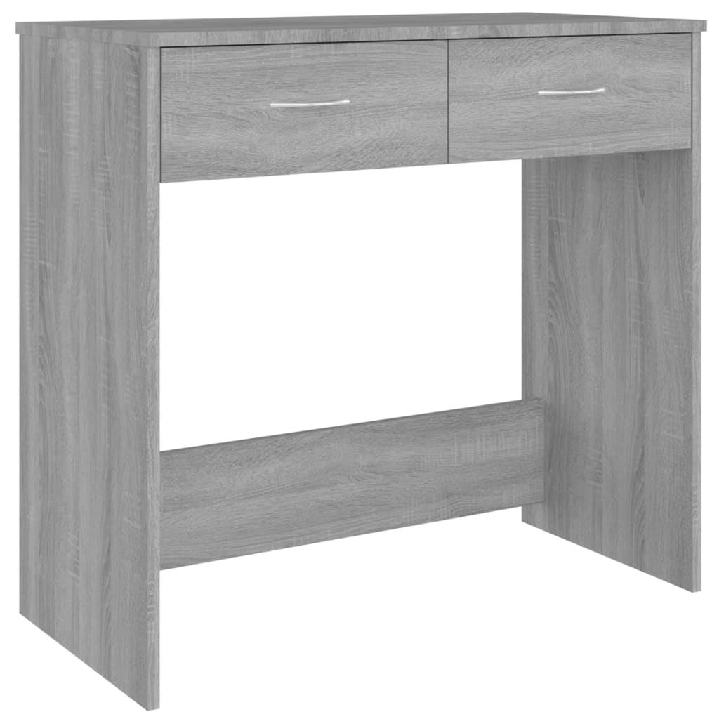 Bureau Sonoma gris 80x40x75 cm matériau bois