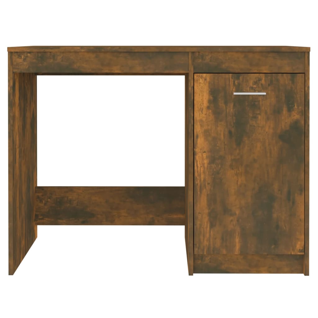 Bureau chêne fumé 100x50x76 cm matière bois