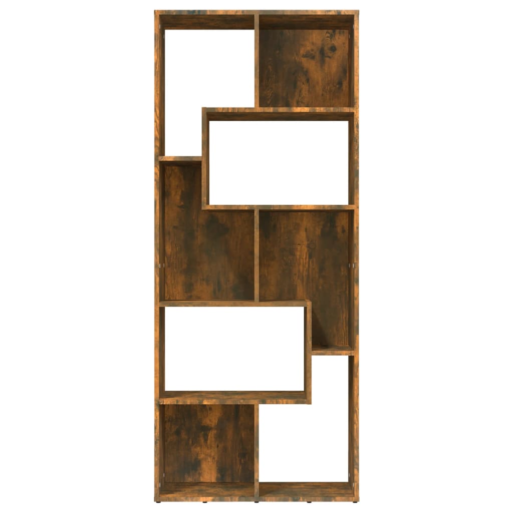 Bookshelf Smoked Oak 67x24x161 cm Wood Material