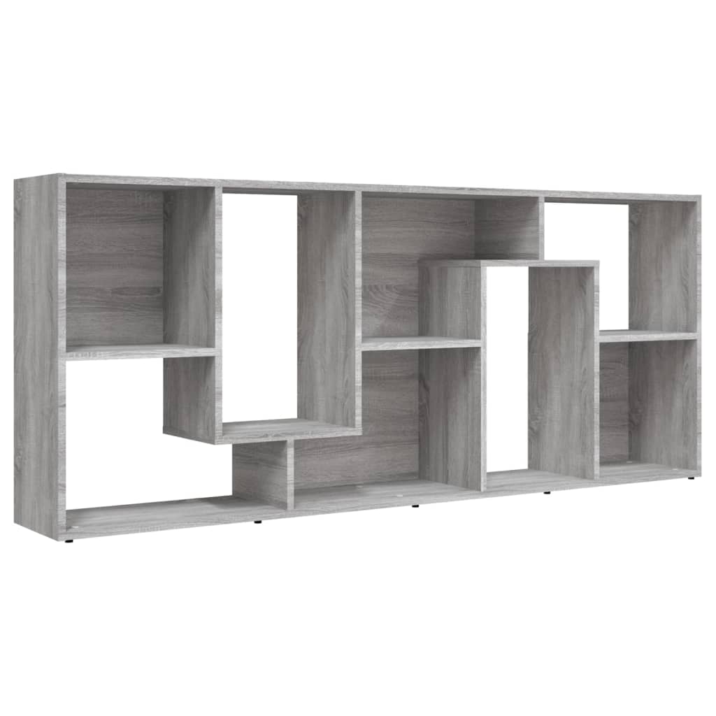 Bookshelf Gray Sonoma 67x24x161 cm Wood Material