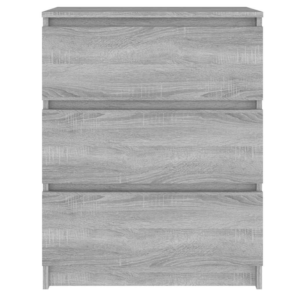 Sideboard Grau Sonoma 60x35x76 cm Holzwerkstoff