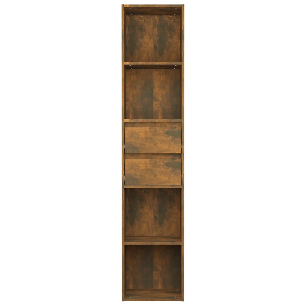 Bookshelf Smoked Oak 36x30x171 cm Wood Material