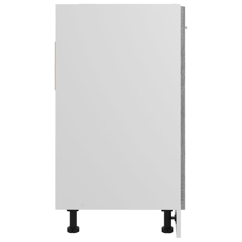 Spülenunterschrank Lyon Grau Sonoma 80x46x81,5 cm Holzwerkstoff