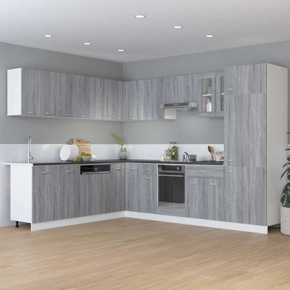 Unterschrank mit Schublade Lyon Grau Sonoma 60x46x81,5 cm