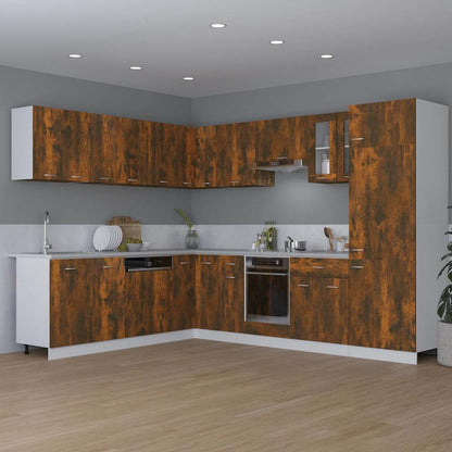 Hängeschrank Lyon Räuchereiche 80x31x60 cm Holzwerkstoff