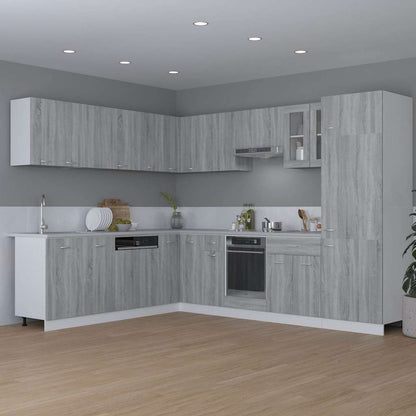 Hängeschrank Lyon Grau Sonoma 80x31x60 cm Holzwerkstoff