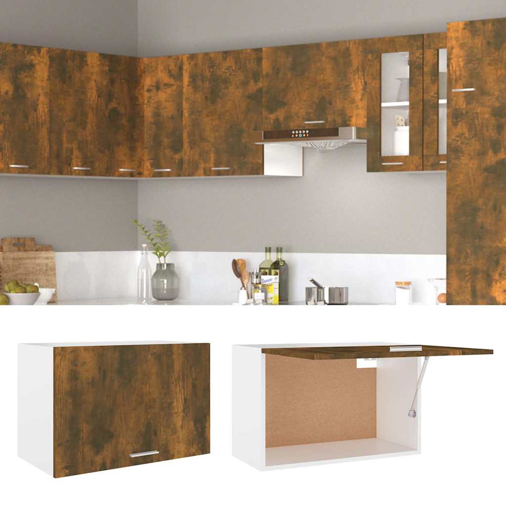 Hängeschrank Lyon Räuchereiche 60x31x40 cm Holzwerkstoff