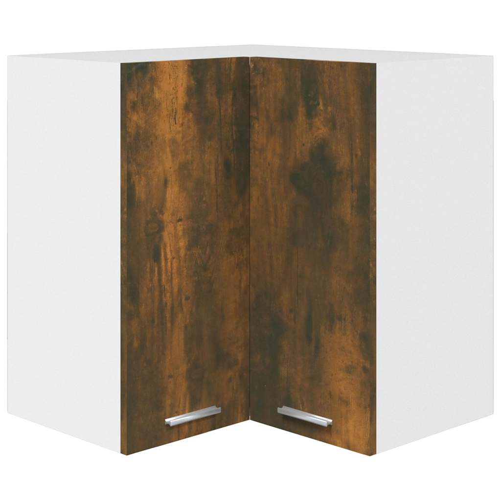 Eck-Hängeschrank Lyon Räuchereiche 57x57x60 cm Holzwerkstoff