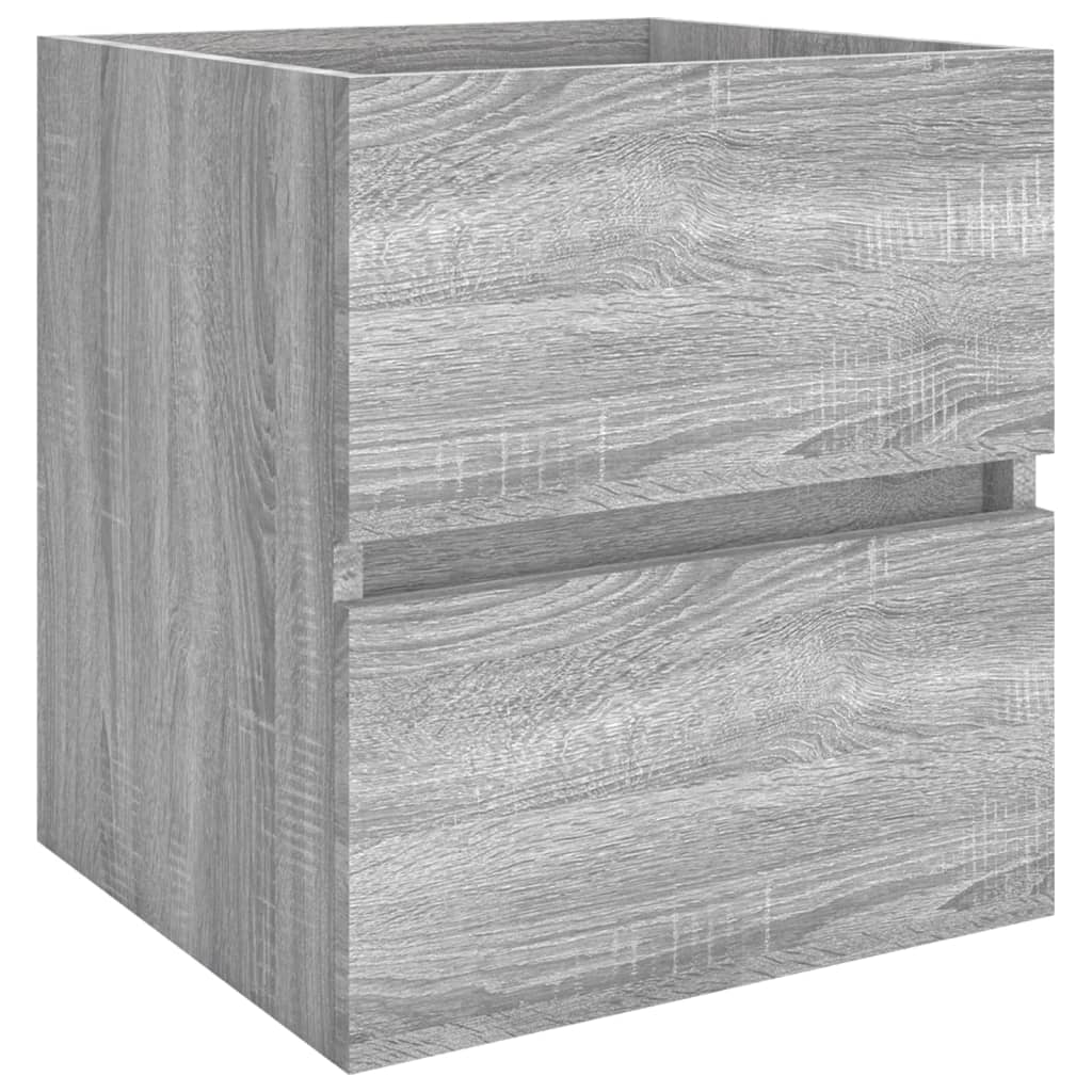 Meuble vasque Sonoma gris 41x38,5x45 cm en bois