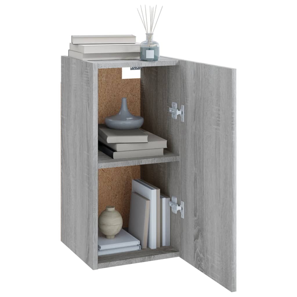Meuble TV gris Sonoma 30,5x30x60 cm en bois